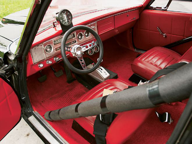 Interior of Don Baierl 1964 Dodge 330 race car.
